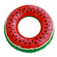 thumbnail image 1 of Inflatable Swim Ring, Durable Watermelon Shaped Summer Pool Beach Party Swimming Float Tube, Water Fun Summer Beach Swimming Float for Kids Adults Water Activity,Watermelon, 1 of 5