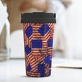 thumbnail image 6 of Logiee Vintage USA Flag Print Stainless Steel Coffee Tumbler, Travel Coffee Mug, Insulated Coffee Mug with Lid, Spill Proof Coffee Cup, Portable Thermal Mug, 6 of 8