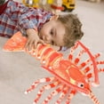 thumbnail image 4 of Nilvkv Coussin Homard Australien Réaliste Jouet en Peluche Doux Homard Crabe Simulation Peluche Homard Rouge Câlin Poupées Homard de Mer Cadeaux,23.6 Pieds', 4 of 5