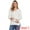 Beige, variant on DARING DIVA Women's V Neck Sweaters Long Sleeve Pullover Jumper Tops XS Beige