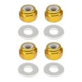 thumbnail image 1 of Tuercas de bloqueo de rueda Sunnimix 8 piezas M3 amarillo, 1 of 5