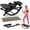 Black, variant on Rock Stepper, Side to Side Latera, Stepper with LCD Display, Low-Impact Home Workout for Legs, Glutes & Cardio, Quiet, Compact Fitness Machine for Apartment & Home Gym