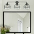 thumbnail image 2 of Innovations Lighting - Bell Cage - 3 Light Bath Vanity In Traditional Style-12, 2 of 6