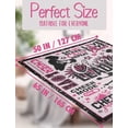 thumbnail image 4 of Cheerleader Throw Blanket - Flannel Blankets for Cheerleading - Cheerleader Gifts on Christmas, Birthday, Thanksgiving - 50" x 60" - (Pink), 4 of 7