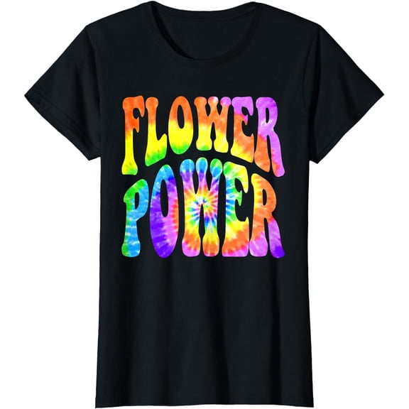 60s 70s Retro Hippie Batik Spiral - Flower Power 3 - Fan Fun T-Shirt