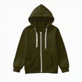 thumbnail image 2 of WXFAZCVU Boys Lightweight Jacket Sweatshirt Zip Up Hoodie Kid Casual Clothes with Pocket Size 3-4 Years, 2 of 3