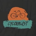 thumbnail image 2 of Cycologist T-Shirt | Cool Cycling Black Tee Gift, 2 of 5