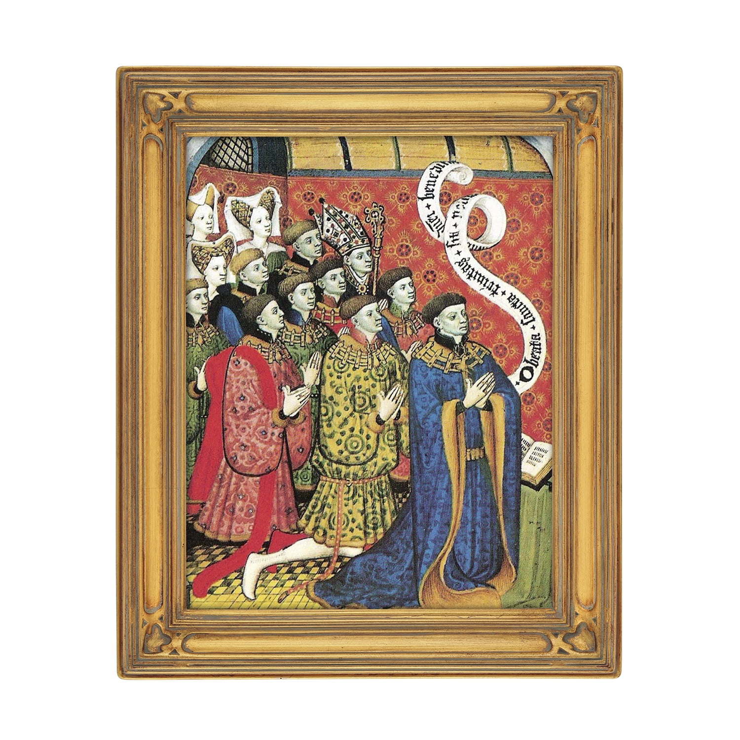 Creative Mark Museum Collection Gothic Ornate Picture Frame - 18"x24", Gold Oil Painting Frames | Closed Corner High-End Antique Style Frames | Open Back Frames with No Glass or Backing