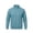 Light Blue, variant on Full Zip Sports Men's Jacket Solid Color Stand Collar Long Sleeve T-Shirt Casual Outerwear Lightweight Loose Fit Top For Daily Activities