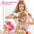 thumbnail image 4 of Juego de cosméticos para niños, juego de juguetes para niñas, princesas, casa de juegos, cosméticos, lápiz labial, rubor, 2 piezas, 4 of 5