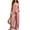 Pink, variant on SOOMLON Matching Sets Women Outfits Plus Size V Neck Button Sleeveless Tees Loose Pants with Pockets 2 Piece Summer Set