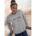 thumbnail image 6 of Burn Baby Burning Heart  Sweatshirt Women -Image by Shutterstock, Female Large, 6 of 7