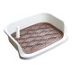thumbnail image 3 of Inodoro para perros, bandeja de orinal para cachorros, bandeja de arena para mascotas, herramienta de limpieza, bandeja de orinal para interiores anti Café con leche, 3 of 8
