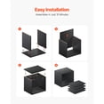 thumbnail image 6 of KFFKFF Wooden Literature Organizer with 5 Adjustable Compartments, Countertop Storage Solution for Files, Documents, and Papers in Office, Home, or Classroom, Black, 6 of 9
