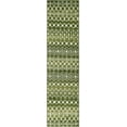 thumbnail image 7 of Rugs.com Moroccan Trellis Collection Rug – 10 Ft Runner Green Medium Rug Perfect For Hallways, Entryways, 7 of 7