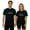 1-Black, variant on Valentine's Day Matching Couple T-Shirts Heartbeat Graphic Crewneck Short Sleeve Tees for Men Women Husband Wife Soft Comfortable Funny Printed Casual Tops 2-Navy L