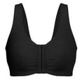 thumbnail image 3 of Bestform 5006014 Comfortable Unlined Wireless Cotton Stretch Sports Bra with Front Closure, 3 of 11