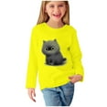 thumbnail image 2 of Spazoro Toddler Kids Girls Boys Sweatshirts, Fall Winter Long Sleeve Graphic Crew Neck Tops for Childs Girls Boys Yellow Size 11 T, 2 of 5