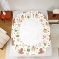 thumbnail image 5 of Feelyou Merry Christmas Full Size Sheets, Gingerbread Man Bed Sheets, Kids Teens Boys Girls Sheet Sets, Luxury Bedroom Decor,4 Pieces, 5 of 7
