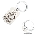 thumbnail image 3 of Motoforti 2 Pcs Friendship Inspirational Keychain Keyring Couple Valentine Birthday Gifts for Lover, 3 of 7