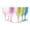 E, variant on 6PCS Easter Colorful Plastic Wine Goblets, Pearlized Stemmed Cocktail Cups for Party and Home Bar, Festival Drinkware Random Color, 380ml