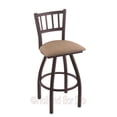 thumbnail image 6 of XL 810 Contessa 36" Swivel Extra Tall Bar Stool with Black Wrinkle Finish and Canter Storm Seat, 6 of 7
