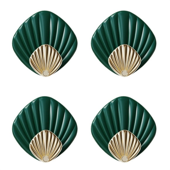 4 ganchos adhesivos de pared - ABS, sujeción firme y sin taladrar - para baño, cocina, toallas y gorros