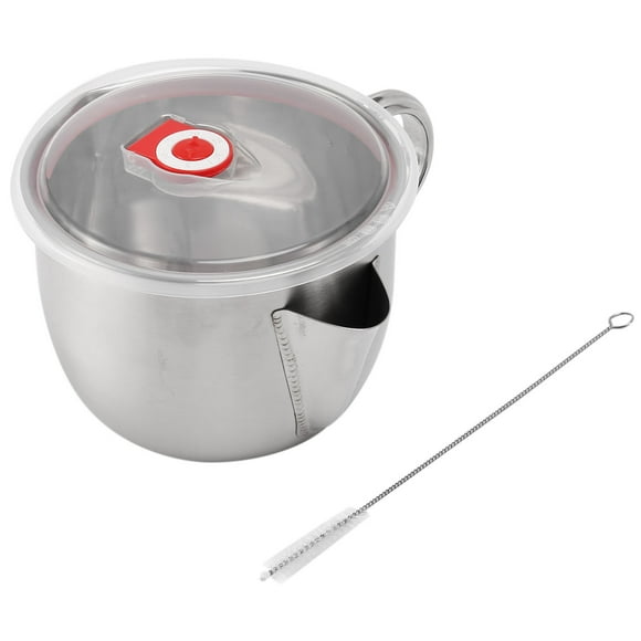 1000Ml Multifunction 304 Stainless Steel Gravy Oil Soup Separator Grease Oiler Filter Strainer Bowl Kitchen Cooking Tools