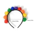 thumbnail image 3 of Ticikt Pom Pom Head Bopper-Yarn Spings Pom Headwear Party Headband for Adults and Kids, 3 of 4