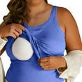thumbnail image 3 of RKSTN Tank Tops with Built in Bras Ribbed Plus Size Solid Color Crew Neck Basics Top Fitted Bra Base Layer Tanks, 3 of 10