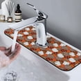 thumbnail image 7 of Vsdgher Various Pumpkins Kitchen Sink Splash Guard Faucet Mat -1 PC Super Absorbent Fast Drying Mat Sink Gadgets-Splash, Bathroom,Sink Mat,(15" X 5.5" ), 7 of 7