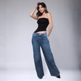 thumbnail image 4 of Jeans de Dama Recto Savi Jeans SB4701 Tiro Alto Azul, 4 of 4