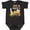 Black Leopard, variant on Inktastic One and Digging It Bulldozer 1st Birthday Boys or Girls Baby Bodysuit