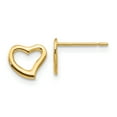 thumbnail image 1 of 14K Yellow Gold Madi K Children's Heart Post Earrings, 1 of 2