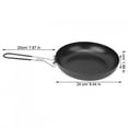 thumbnail image 4 of Peahefy Outdoor Portable Pan Foldable Camping Cookware Non-Stick Pan Cooking Frying Camping Picnic Hiking Utensils,Non-Stick Pan, 4 of 7