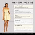 thumbnail image 5 of David’s Bridal, The Edit by DB Studio Women's Formal Drop Waist Mini Dress, Short, Satin, 5 of 6