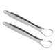 thumbnail image 1 of Rascador de lengua de acero inoxidable, raspador de lengua para adultos de 2 piezas, raspador de lengua para refrescar el aliento, limpiador de lengua impulsado por el rendimiento, 1 of 8
