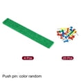 thumbnail image 3 of Uxcell Felt Bulletin Board Bar Strip Self Adhesive Wall Pin Board, Green 4 Pack, 3 of 6