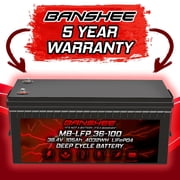Banshee Lithium 36v 105ah Deep Cycle Lifepo4 Single Battery and Charger