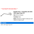 thumbnail image 2 of Breather Hose - Compatible with 2005 - 2009 Jaguar Super V8 2006 2007 2008, 2 of 2