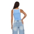 thumbnail image 3 of Forever 21 Women’s Contrast Binding Tank with Screen Graphic, Fitted Sleeveless Retro-Inspired Casual Summer Top, XS-XL, 3 of 6