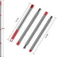 thumbnail image 3 of Spin Mop  Handle For O-ceda Easywring 1 Tank Mop System  4-Section 2.5-to-5 Foot Mop  Stick For Triangle Spin Mop Base  Orange, 3 of 8