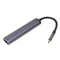 thumbnail image 3 of USB C Hub 6 in 1 Splitter Docking Station Male to High Definition Multimedia Interface 3 USB PD 100W, 3 of 8