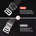 thumbnail image 4 of keepw 6pack/lot High Elasticity Replacement Bra Strap Fits Most Bras Stretchy Invisible Clear Bra Strap, 4 of 6