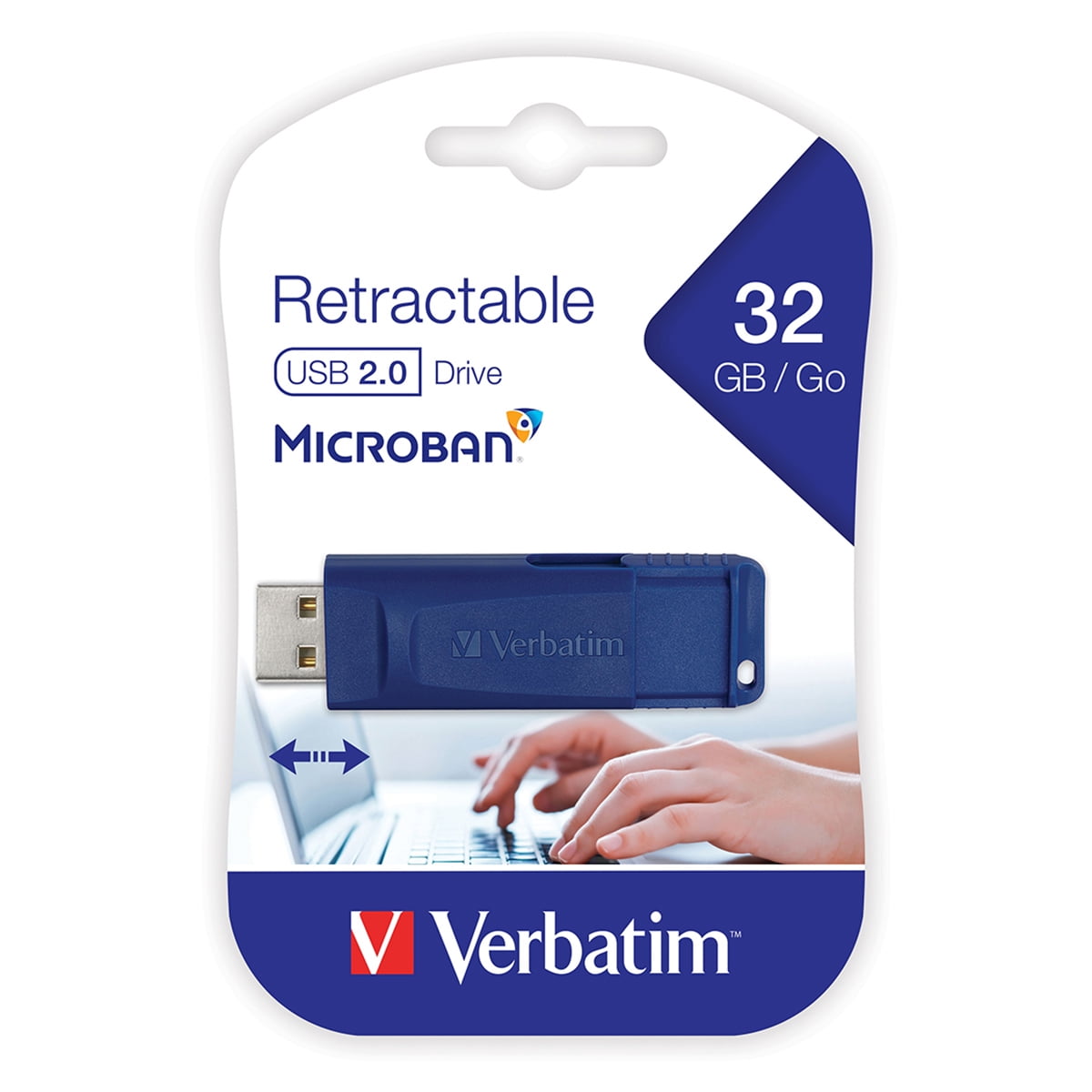 32 GB Classic USB 2.0 Flash Drive - Blue