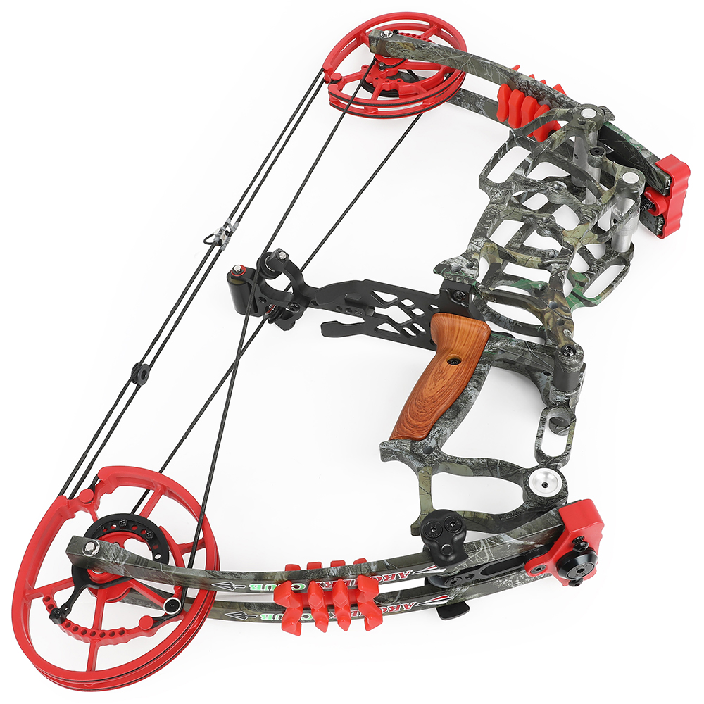 AMEYXGS Short Axis Compound Bow 30-70lb Set Dual-Use Steel Ball Arrow Archery Hunting RH LH