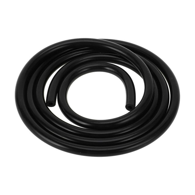 Manguera de Tubo de Vacío de Silicona de 5FT 3/16" 5mm ID 2.5mm de Grosor para Línea de Vacío de Aire Automotriz Ford Silicona Negra de Alta Temperatura