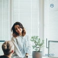 thumbnail image 2 of MOOD Mini Blinds | 48 inch blinds for windows | Cordless Window Treatment | Premium White (2" Vinyl Plus Slats) | 48 x 96, 2 of 7