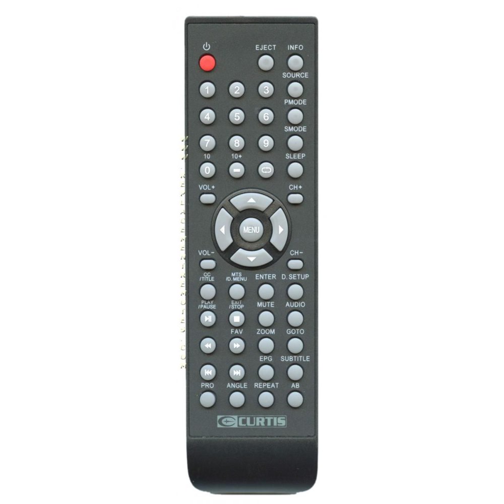 CURTIS LEDVD2480B (p/n LEDVD2480B) TV/DVD Combo Remote Control (new