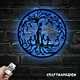 thumbnail image 3 of Craftnamesign Custom Tree Of Life Mother With Child Metal Wall Art, Custom Family Name Sign, 3 of 5